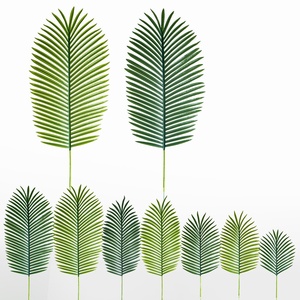 Feuilles artificielles de palmier Areca et de Strelitzia (PVC) de 30 à 100 cm de hauteur, feuillage vert, Monstera Deliciosa, accessoires de photographie de mariage, décoration intérieure - Product Image 3