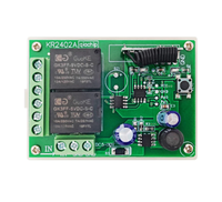Module de commutation à distance sans fil universel 433Mhz DC 6V 12V 24V, module récepteur de relais RF 2CH DC5-30V pour maison intelligente