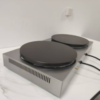 Prix usine Portable 50Cm Crêpe Automatique Faisant La Machine Double Professionnel Mini Crêpière Injera