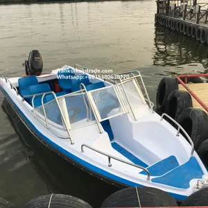 Fiberglass FRP Cheap 6 person rc fast marine speed boat jet philippine with engines