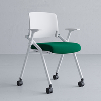 Chaise élévatrice moderne pour salles de réunion Chaise de visiteur en plastique Fonction d'inclinaison Maille élégante Diverses options de couleur disponibles