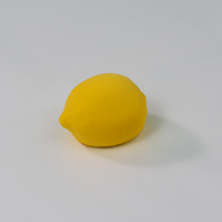 Nouveauté : Gâteau mousse au fromage à la crème chocolatée surgelée, faible en gras, certifié Halal, dessert en forme de citron 3D, boîte de collations