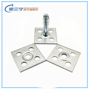 Plaques de fixation pour carrelage en fer galvanisé, clips de fixation à pointe pour montage mural en marbre - Product Image 1