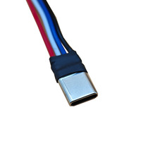 Conector de enchufe USB C, Puerto macho/hembra tipo C de 6 pines para reparación de cableado de placa PCB