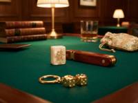 Porte-clés de luxe en acrylique 14 mm en forme de dés pour Mahjong américain, breloque de sac, pendentif Mah-Jongg plaqué or et argent, cadeau pour club