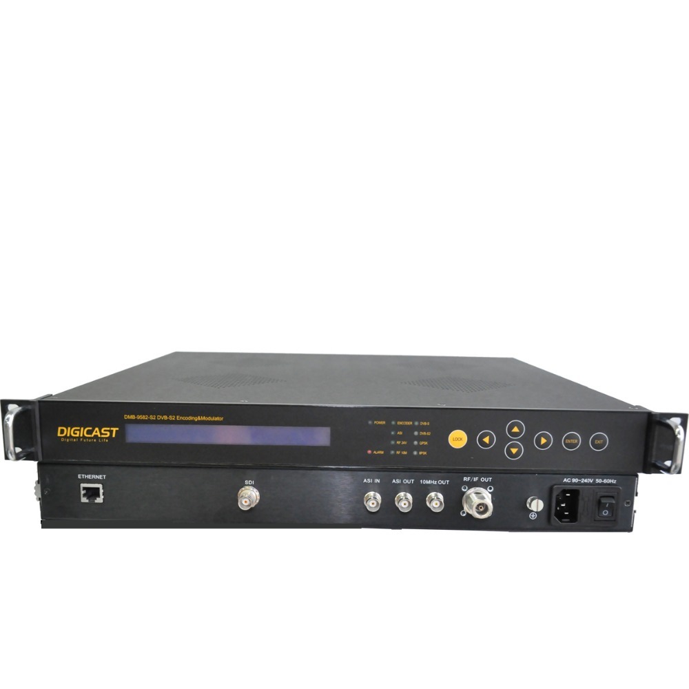 DVB S2 modulador con Full HD 1080 p AV a RF modulador hecho en China satélite uplink