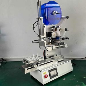 Machine d'étiquetage semi-automatique de haute précision pour cartes électroniques, boîtes en bois et boîtes moulées en maille, avec moteur compact pour étiquetage supérieur de petite taille - Product Image 6