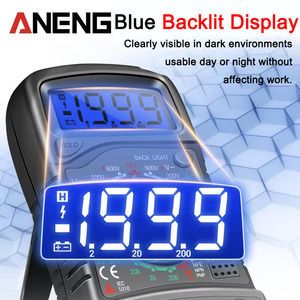 Multimetro Digitale di Alta Precisione per Misurazioni di Tensione, Amperometro Intelligente Portatile Universale - Product Image 3