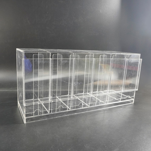 Dispensador de paquete de refuerzo de 6 ranuras de acrílico transparente al por mayor de moda de fábrica solo para exhibición - Product Image 1