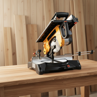 Scie à table combinée à onglet et à coupe transversale pour le bois, le céramique et le béton – Ensemble d'outils électriques