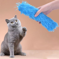 Jouet pour chat en peluche, coussin chaud d'hiver, jouets à l'herbe à chat, papier sonore pour animaux de compagnie, jouet interactif auto-cicatrisant pour chat, jouet à mâcher pour chat