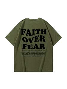 Camisetas de manga corta para hombre de alta calidad, tela de punto antiarrugas transpirable, ropa de calle suelta, estilo con gráfico de letras - Product Image 4