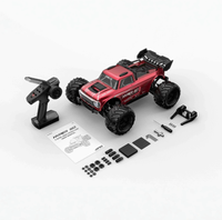 MJX 10210 Hyper Go 1/10 Little Monster Voiture télécommandée tout-terrain brushless haute vitesse avec chargeur USB, prête à l'emploi pour adultes