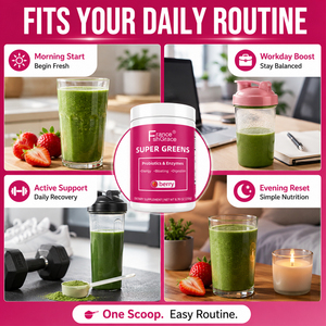 Wholesale Super Greens Powder Manufacturer Green <b>Wheat</b> Grass Digestive Enzyme Boost Digestion Probiotic Blend for Adults - Product Image 2