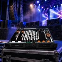 D2-4200 8500W 2-Kanal 4200W Peak DJ PA Amplifier Suara Profesional PFC 90V-270V untuk Panggung Tur