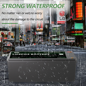 แบตเตอรี่ JREPower ขนาดใหญ่ 12V 300Ah LiFePO4 อายุการใช้งาน 10 ปี พร้อมระบบ BMS ในตัว รองรับการใช้งานมากกว่า 6000 รอบ สำหรับรถบ้านและระบบโซลาร์เซลล์ในบ้าน - Product Image 3