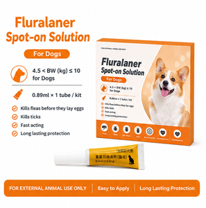 Solution topique Fluralaner pour chiens - Soins pour animaux de compagnie |   Traitement contre les puces et les tiques |   Contrôle des parasites à action rapide et longue durée - Product Image 3