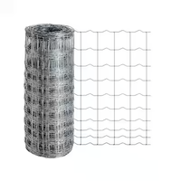 Clôture de champ en grillage galvanisé à nœuds fixes, 1,8 m de haut, haute résistance, pour bétail, chevaux, cerfs, moutons, ranch, ferme, pâturage, chantier de construction