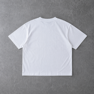 OEM Chemises Oversize en Coton Blancs pour Hommes en Gros, <span class=keywords><strong>T</strong></span>-<span class=keywords><strong>shirt</strong></span> en Coton Imprimé avec Col pour Hommes <span class=keywords><strong>Blanc</strong></span> - Product Image 2