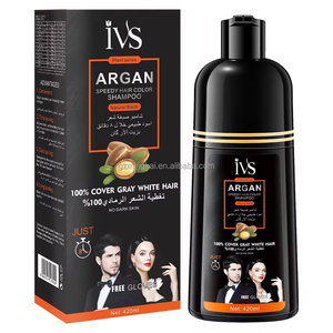 IVS OEM Guangzhou produttore colorato senza ammoniaca naturale colorazione veloce moda marrone colore nero tinture <span class=keywords><strong>per</strong></span> <span class=keywords><strong>capelli</strong></span> Shampoo <span class=keywords><strong>per</strong></span> <span class=keywords><strong>uomo</strong></span> - Product Image 1