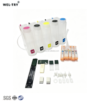 Système de recharge d'encre CIS WEL-TRY PGI-850 PGI-851 500ML avec puce permanente pour imprimante Canon MX728/MX729 – Vente directe usine