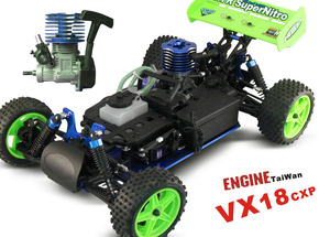 Lehoo Toys HSP 94106 Auto Telecomandata 4WD Scala 1/10 2.4G, Buggy RC con Motore a Nitro - Product Image 2