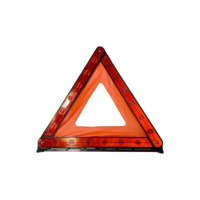 Triangle de signalisation réfléchissant à haute intensité en plastique prismatique, portable et pliable, outils de sécurité routière d'urgence pour voiture, sans signal sonore