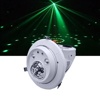 Lumière à boule magique encastrée et suspendue, double usage, stroboscope, laser rouge et vert 30mW, adapté aux salles de karaoké et aux salles de fête