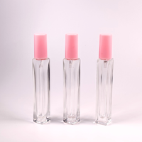 Bouteilles de parfum en verre carrées de luxe de qualité supérieure collection de haute qualité 2ml 3ml 5ml 8ml 10ml avec joint de pulvérisateur de pompe