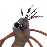 Cable Eléctrico Flexible con Terminal 6FX5002-8QN04-1AB0 1AC0, Cable Codificado de Alimentación Industrial Integrado