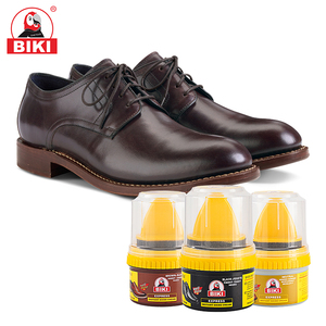 Crème de cirage instantanée en gros 50ml, kit d'entretien du <span class=keywords><strong>cuir</strong></span> avec éponge, cire à chaussures portable pour chaussures noires et marron - Product Image 5