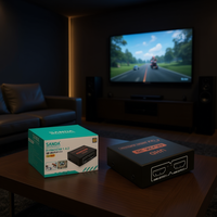 Sunaing Sanda Plastic Splitter 1 ke 2 UHD 4K 3D Dukungan untuk Home Theater dan Gaming Buatan China