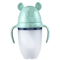 BPA Libero Silicone Biberon Bottiglia di alimentazione Del Bambino Del Bambino Per Uso Alimentare Bottiglia di Cura 240ML MOQ Basso