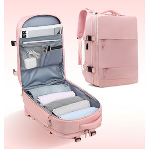 Mochila Multifuncional Personalizable, Impermeable, con USB, Gran Capacidad, Bajo MOQ, Fabricada en China, para Viajes, Portátil, Escuela y Senderismo - Product Image 3