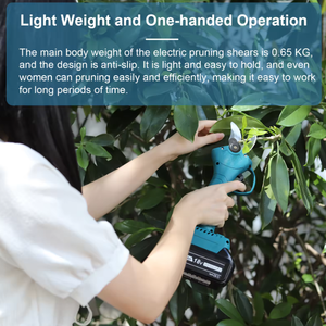 Professional Pruning Shears With Brushless Motor Rechargeable 18V Battery Scissors for Cutting <b>Branches</b> Electric Scissors - Product Image 3