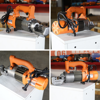 Cintreuse-coupeuse électrique automatique portative pour barres d'armature avec lame, machine de découpe hydraulique portable pour la construction ZRC-16B 220V