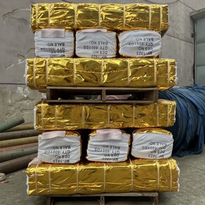 Tela de vestir con estampado de cera de fábrica precios baratos telas africanas de cera de dos caras con calendario para hombres africanos 6 yardas por - Product Image 5