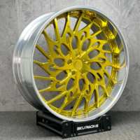 Bku 2 pièces 24 26 Jantes forgées personnalisées Lowrider Jantes de voiture pour Chevrolet Impala Cadillac Skylark Fleetwood
