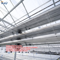 Invernadero de Vidrio de Alta Eficiencia Energética para Cultivo Agrícola Moderno