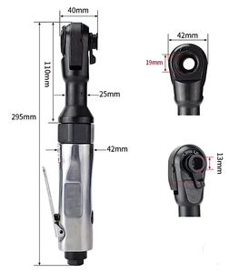 TY5T112 Trinquete Neumático de Orificio Pasante |   1/2" |   160 rpm | Llave de Trinquete Industrial de 110 Nm |   Adaptador de Enchufe de 10 mm, 12 mm, 13 mm, 14 mm, 19 mm - Product Image 2
