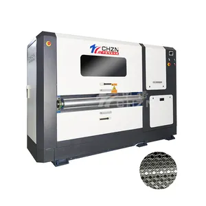 CHZN 400 mm sac kabartma makinesi alüminyum çelik istikrar endüstriyel kabartmalı tek makine besleyici masa