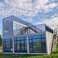 Maison Préfabriquée Robuste à Double Couche Personnalisable, Ignifuge, avec d'Excellentes Performances pour le Logement et le Travail en Appartement