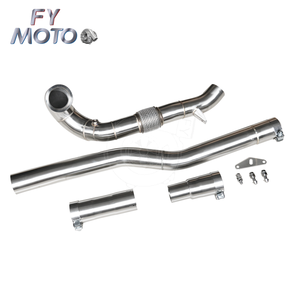 Tuyau d'échappement de 3,5 pouces pour VW Golf <span class=keywords><strong>Gti</strong></span> MK7 R 2.0L EA888 TSI A3 S3 8V Convient aux véhicules à conduite à gauche et à droite - Product Image 2
