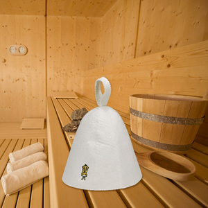 Enfilez ce chapeau de sauna en pure laine et laissez la chaleur devenir votre alliée. - Product Image 4