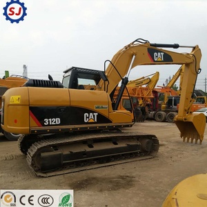 Excavatrice hydraulique Caterpillar CAT312D d'occasion du Japon, faible nombre d'heures, pompe incluse, compatible 320D 336D, pour travaux d'aménagement paysager, tracteur agricole, mini-excavatrice - Product Image 1