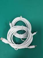 Câble de charge rapide Type-C vers Type-C 3A de 2 m avec conducteur en cuivre pur et matériau PVC pour téléphones mobiles iPhone et Android