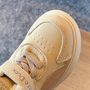 Scarpe Sportive da Ragazza Foderate in Pile Calde con Chiusura a Strappo Suola in PVC <span class=keywords><strong>Sneakers</strong></span> <span class=keywords><strong>Alte</strong></span> Invernali Imbottite - Product Image 2