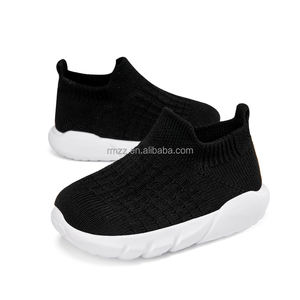 Ventes directes d'usine en Chine de nouvelles chaussures pour bébés dessus tissées volantes légères pour jeunes enfants chaussures de marche en une étape - Product Image 3