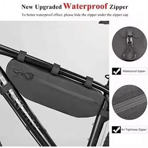 Muestra Gratis: Bolsa Impermeable para Cuadro de Bicicleta, Bolsa Triangular para Bicicleta, Bolsa de Almacenamiento para Debajo del Tubo Superior - Product Image 4