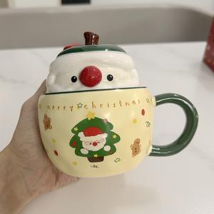 Tasses à café en céramique avec poignée, prix abordable pour la maison, pour Noël - Product Image 5